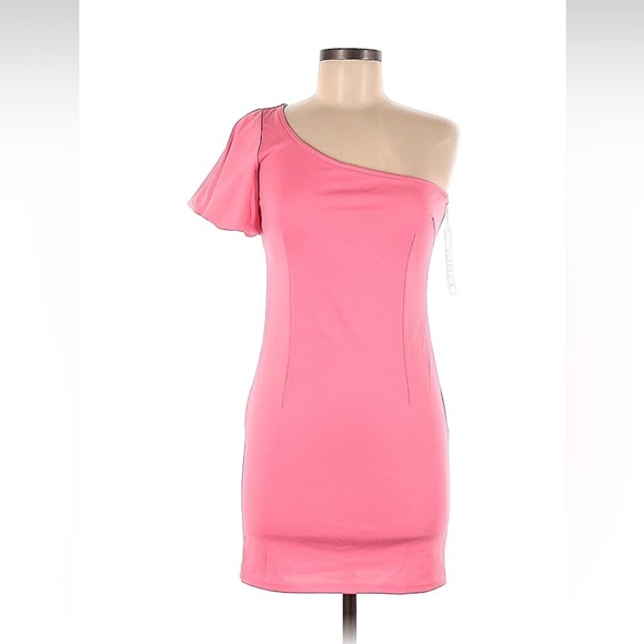 NWT Canton Walker one shoulder mini dress size M - Picture 1 of 2